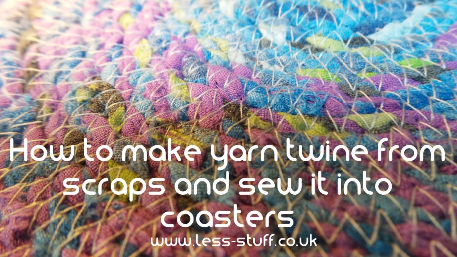 How to make and sew yarn twine