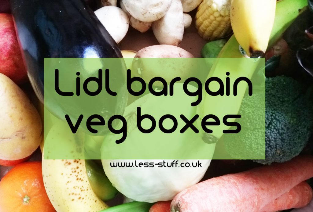 Lidl bargain veg boxes what you can get for £1.50 Less Waste