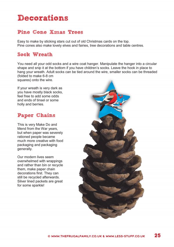 Low Waste Christmas Printable PDF