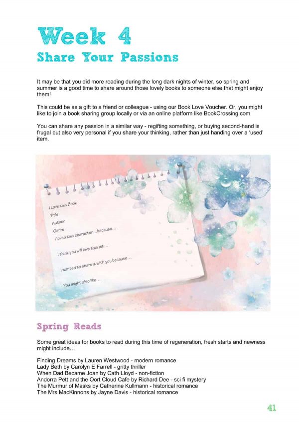 Spring into Action Printed Paperback Workbook