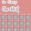 Countdown to Cosy Checklist