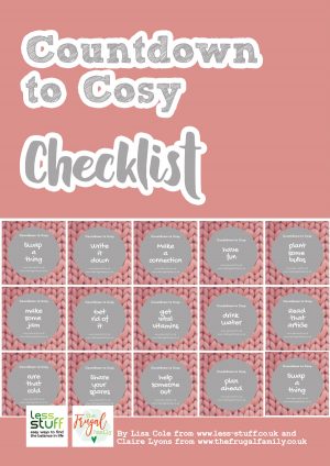 Countdown to Cosy Checklist