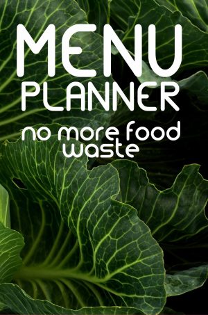 Menu Planner - no more food waste Paperback