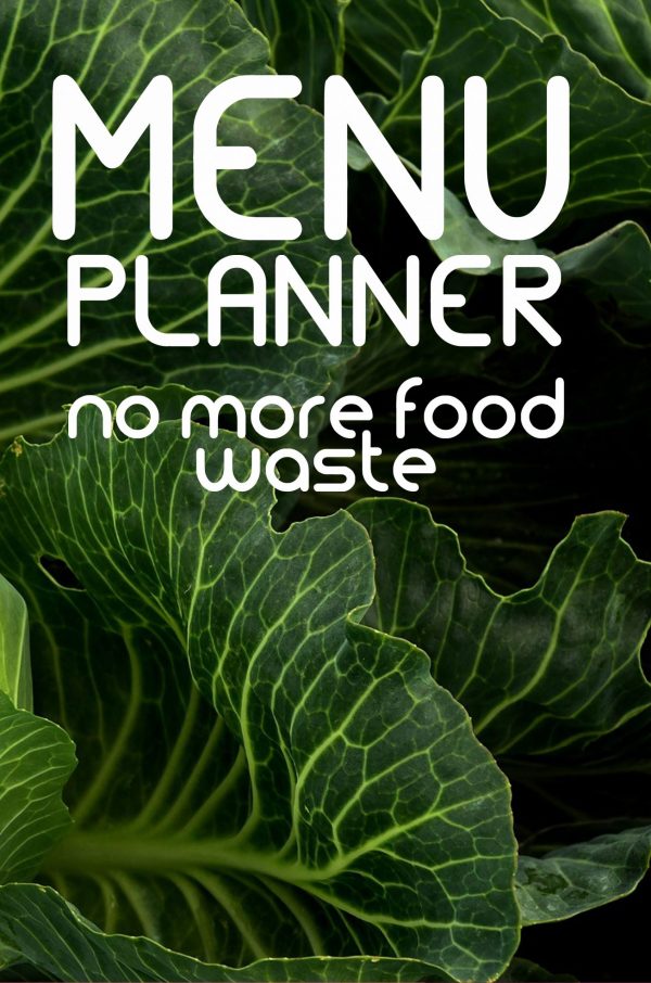 Menu Planner - no more food waste Paperback
