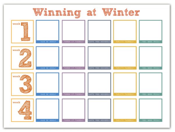 Winning at Winter Workbook Printable PDF